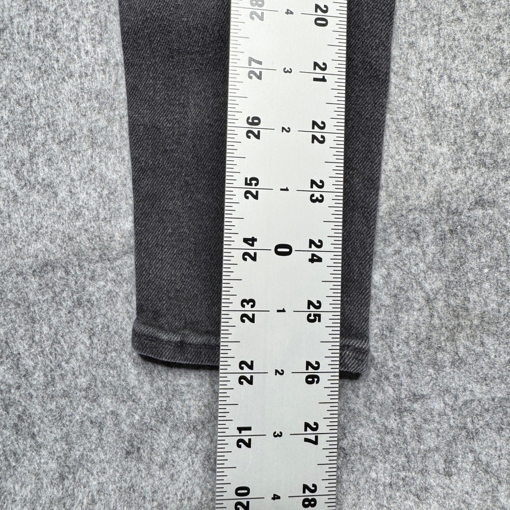 Madewell 10" High Rise Skinny Jeans Size 29P Black Wash Cotton‎ Blend Denim - Picture 10 of 10